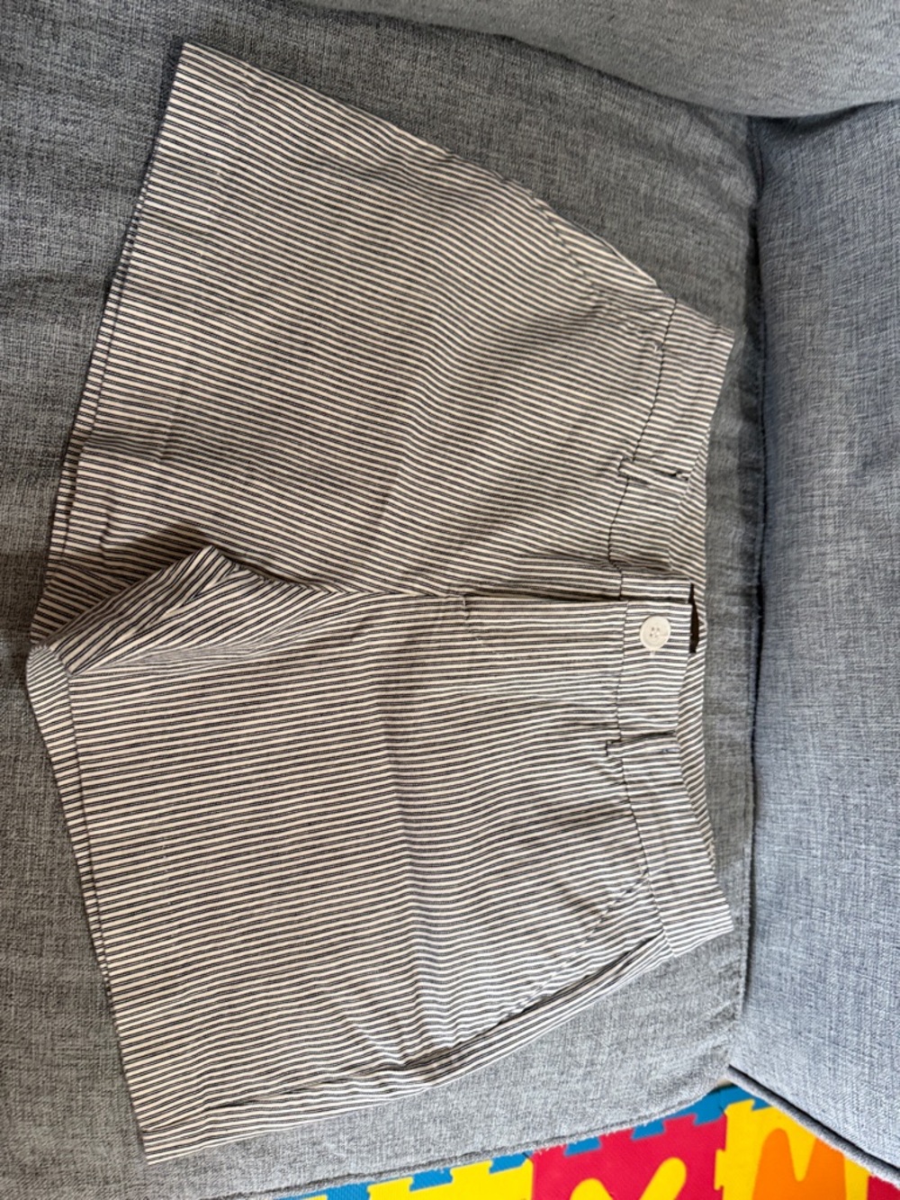 crosby. Navy and White Striped Women’s Shorts